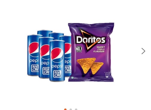 India Desire : Grofers Offer For Delhi Users: Get Pepsi My Soft Drink (Can) + Doritos Sweet Chilli Nachos Combo Just At Rs 60 Only
